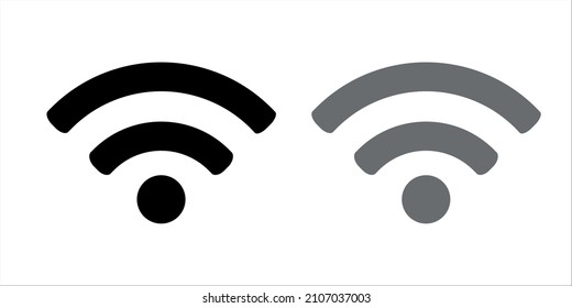 WIFI-Symbol. Vektorsignal-Symbol, EPS10-Format.
