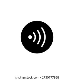 Wifi icon vector . Signal sign