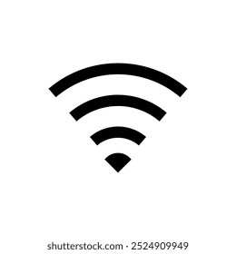 Ícone de Wifi vetor. sinal e símbolo. Ícone sem fio