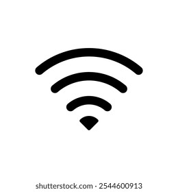 Ícone de Wifi vetor. sinal e símbolo. Ícone sem fio