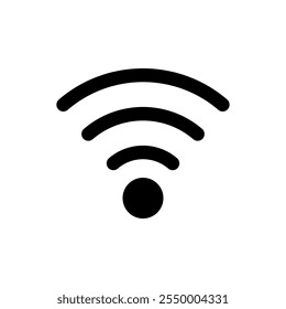 Ícone de Wifi vetor. sinal e símbolo. Ícone sem fio