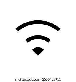 Ícone de Wifi vetor. sinal e símbolo. Ícone sem fio