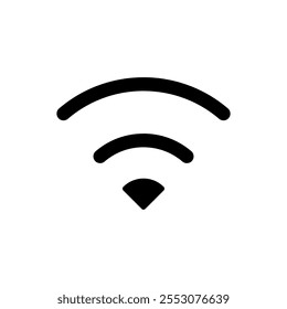 Ícone de Wifi vetor. sinal e símbolo. Ícone sem fio