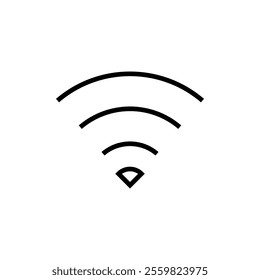 Wifi icon vector. signal sign and symbol. Wireless  icon