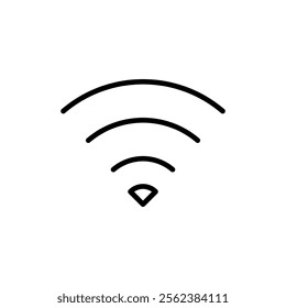 Wifi icon vector. signal sign and symbol. Wireless  icon