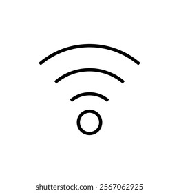 Wifi icon vector. signal sign and symbol. Wireless  icon