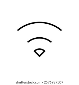 Wifi icon vector. signal sign and symbol. Wireless  icon