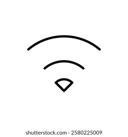 Wifi icon vector. signal sign and symbol. Wireless  icon