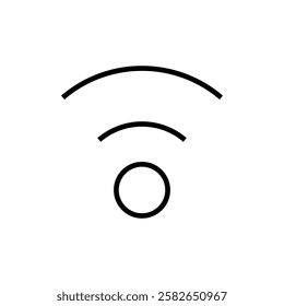 Wifi icon vector. signal sign and symbol. Wireless  icon