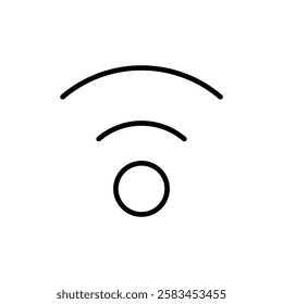 Wifi icon vector. signal sign and symbol. Wireless  icon