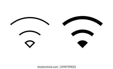 Wifi icon vector. signal sign and symbol. Wireless  icon