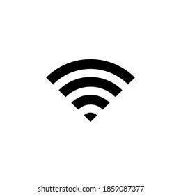 Vector de icono Wifi. icono del vector de señal. vector de icono inalámbrico