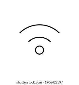 Wifi-Icon-Vektorgrafik. Signal-Vektorsymbol. Wireless-Symbol-Vektorgrafik