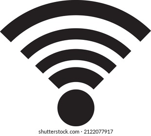 Wifi icon vector. signal vector icon. Wireless icon vector.eps