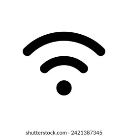 Wifi icon vector. signal vector icon. Wireless  icon vector