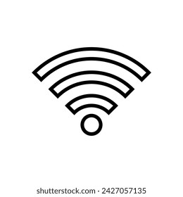 Wifi icon vector. signal vector icon. Wireless  icon vector