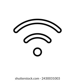 Icono de Wifi vector. icono de vector de señal. Vector de icono inalámbrico