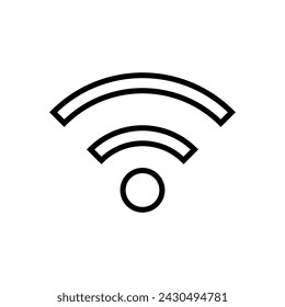 Wifi-Symbol Vektor. Signal Vektor-Symbol. Drahtloser Symbolvektor