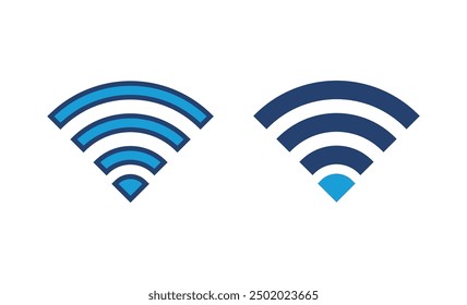 Wifi icon vector. signal vector icon. Wireless  icon vector