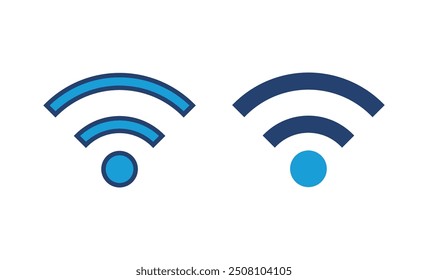 Wifi icon vector. signal vector icon. Wireless  icon vector