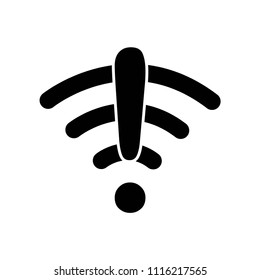 Wifi icon vector icon. Simple element illustration. Wifi symbol design. Can be used for web and mobile.