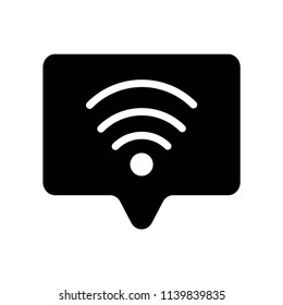 Wifi icon vector icon. Simple element illustration. Wifi symbol design. Can be used for web and mobile.