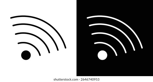 Wifi icon vector simple element illustration editable