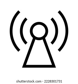 Design-Illustration des Wifi-Symbols für Vektorsymbol