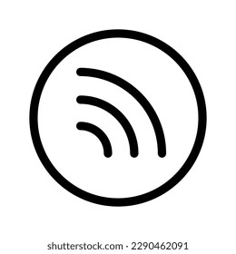 Wifi Icon Vector Symbol Design Illustration