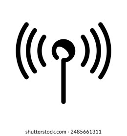 Ilustración de diseño de símbolos de Vector de iconos Wifi