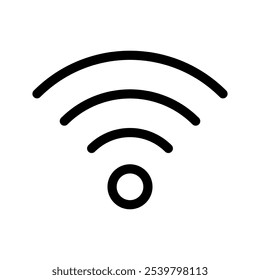 Ilustración de diseño de símbolo de Vector de icono de wifi