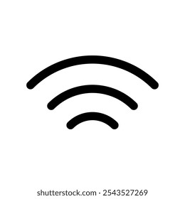 Ilustración de diseño de símbolo de Vector de icono de wifi