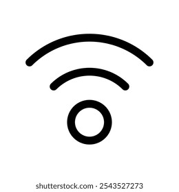 Ilustración de diseño de símbolo de Vector de icono de wifi
