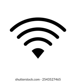 Ilustración de diseño de símbolo de Vector de icono de wifi