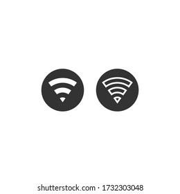 wifi icon vector, in trendy flat style isolated on white background. 