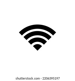 Wifi icon vector for web and mobile app. signal sign and symbol. Wireless  icon
