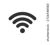 WIFI icon vector, wireless internet sign isolated on white background, flat style, vector illustration