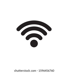 Wifi icon vector, Wireless internet Sign isolated vector