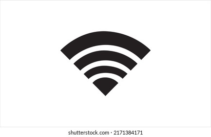 WIFI icon vector, wireless internet sign isolated on white background, flat style, vector illustration