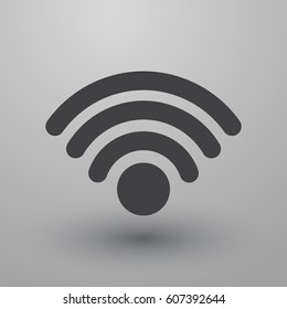 WIFI icon vector, Wireless internet Sign