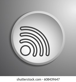 WIFI icon vector, Wireless internet Sign