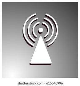 WIFI icon vector, Wireless internet Sign