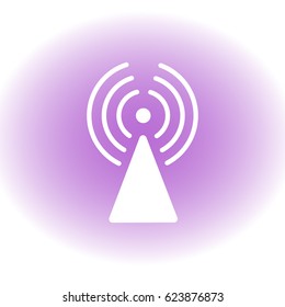 WIFI icon vector, Wireless internet Sign web design