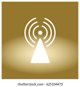 WIFI icon vector, Wireless internet Sign web design