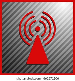 WIFI icon vector, Wireless internet Sign web design