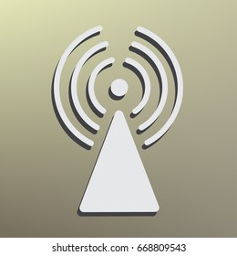 WIFI icon vector, Wireless internet Sign web design