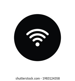 Wifi icon vector. Wireless sign