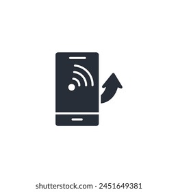 Icono WIFI. Vector.Icono de trazo editable.signo de estilo lineal para usar Diseño web,logo.Ilustración de símbolo.