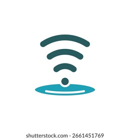 wifi icon. vector.Editable stroke.linear style sign for use web design,logo.Symbol illustration.