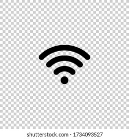 Wifi icon vector.Wireless sign.Wifi signal symbol